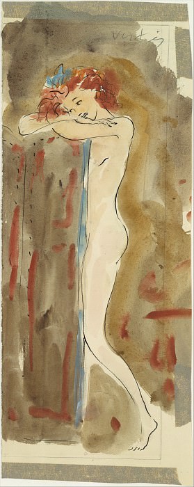 Marcel Vertès – Standing Female Nude, Metropolitan Museum: part 2