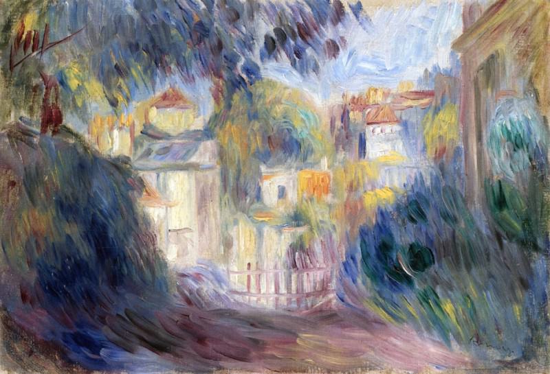 Landscape with Red Roofs, Pierre-Auguste Renoir