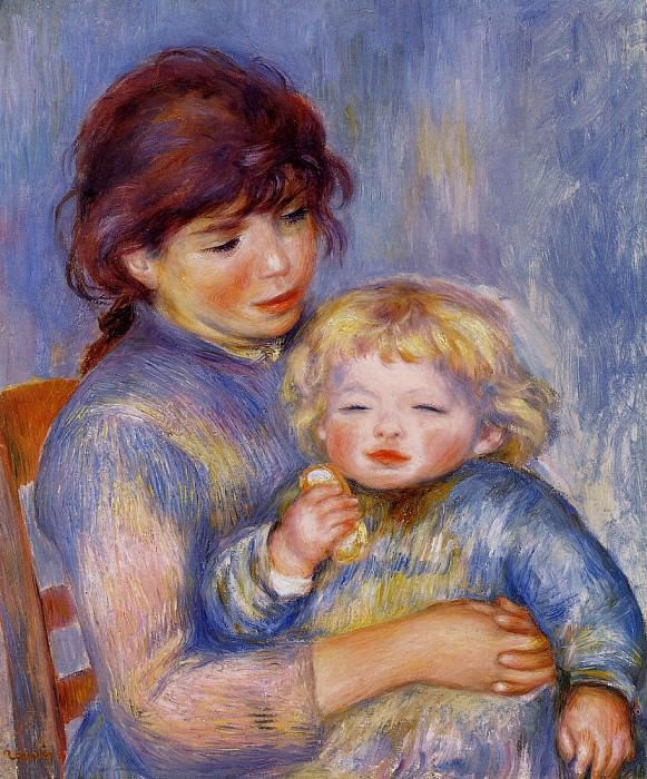 Motherhood , Pierre-Auguste Renoir