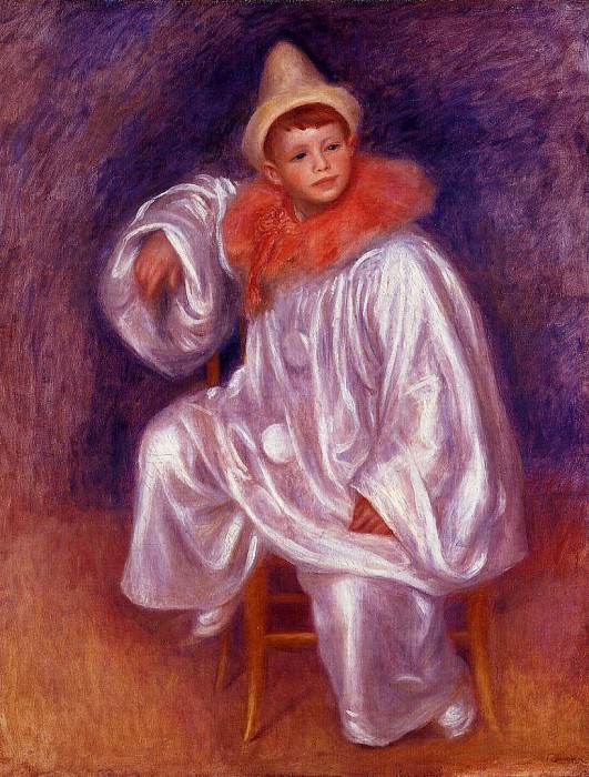 Белый Пьеро – 1901, Пьер Огюст Ренуар