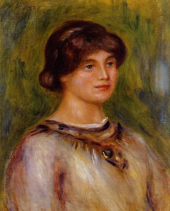 Portrait of Marie Lestringuez, Pierre-Auguste Renoir