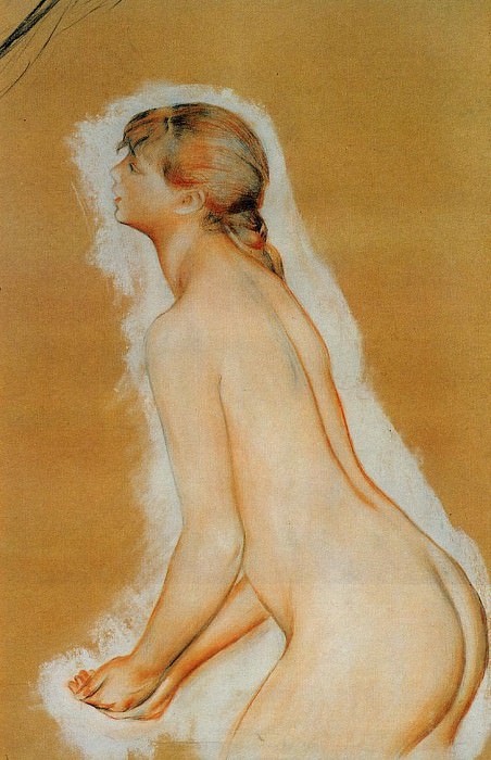 Nude , Pierre-Auguste Renoir
