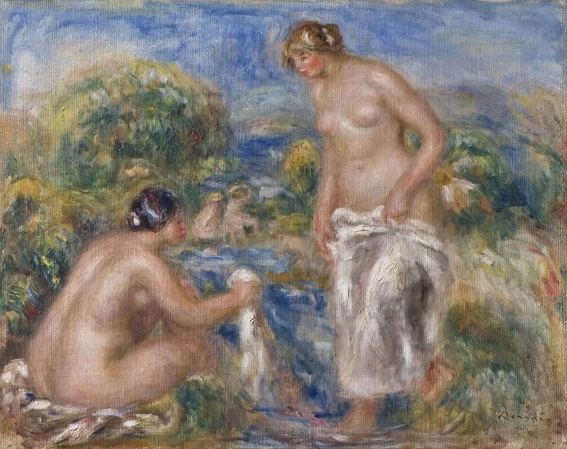 Bathing Women, Pierre-Auguste Renoir
