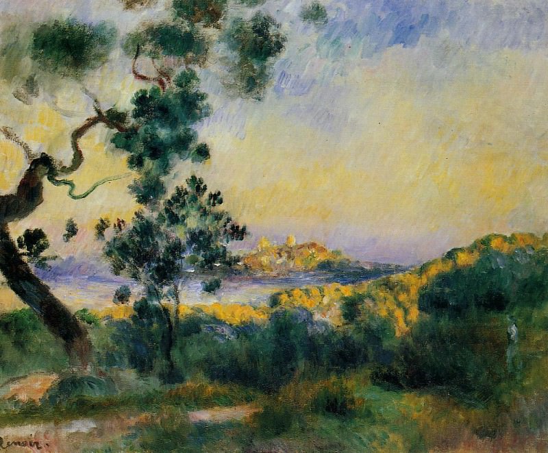 View of Antibes – 1892, Pierre-Auguste Renoir