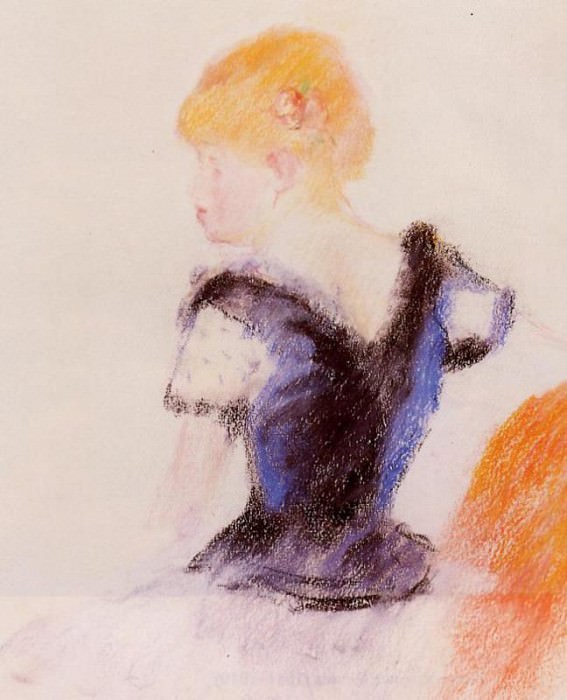 Young Blond Girl, Pierre-Auguste Renoir