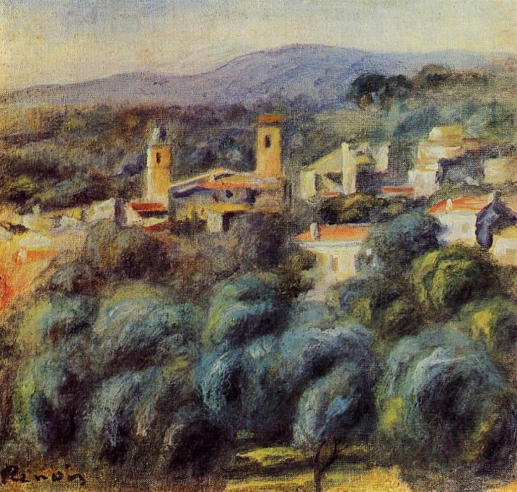Cros-de-Cagnes, Pierre-Auguste Renoir
