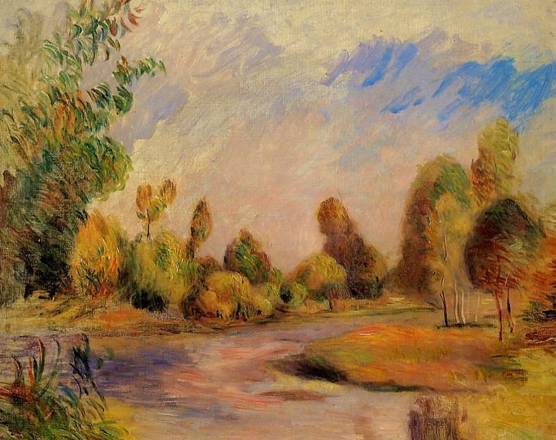 The Banks of the River, Pierre-Auguste Renoir