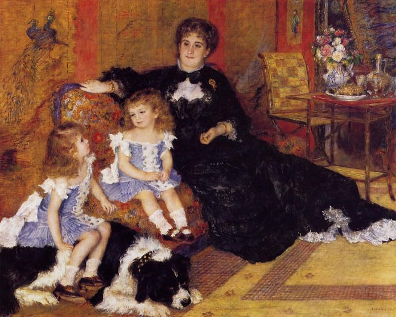 Мадам Жорж Шарпантье и ее дети, Пьер Огюст Ренуар