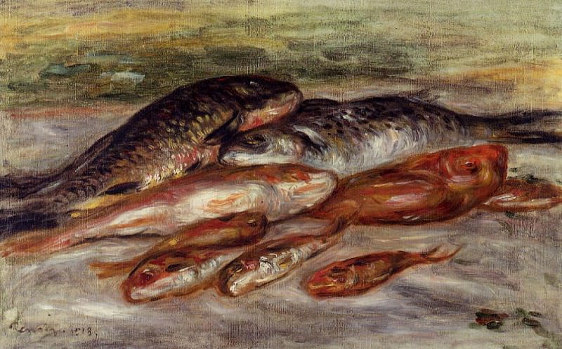 Still Life with Fish, Pierre-Auguste Renoir