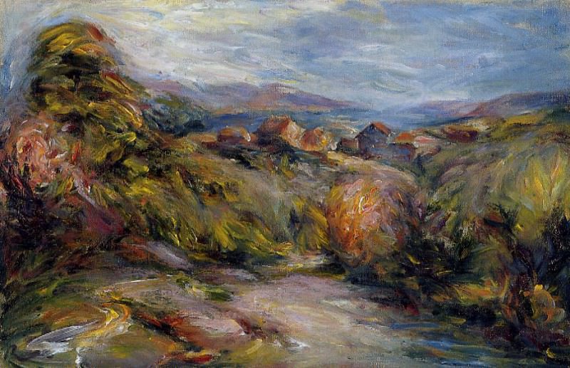 The Hills of Cagnes, Pierre-Auguste Renoir