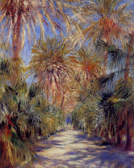Algiers, the Garden of Essai, Pierre-Auguste Renoir