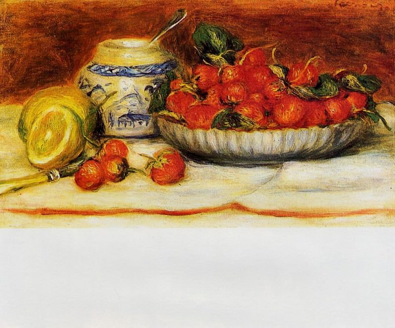 Strawberries, Pierre-Auguste Renoir