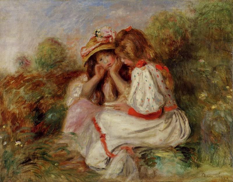 Two Little Girls, Pierre-Auguste Renoir
