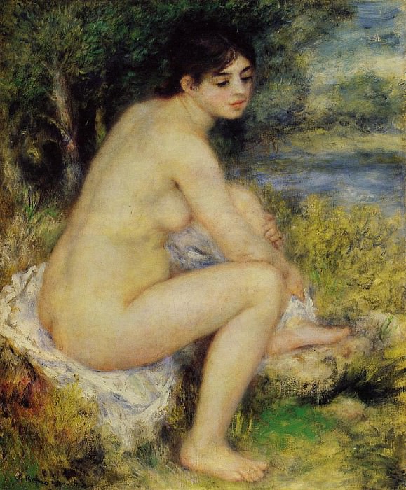 Seated Bather, Pierre-Auguste Renoir