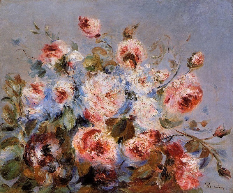 Roses from Wargemont, Pierre-Auguste Renoir