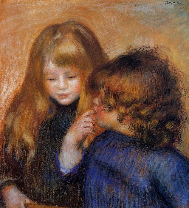 Young gypsy girls, Pierre-Auguste Renoir