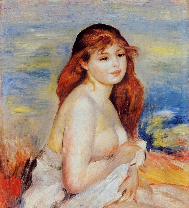 Bather, Pierre-Auguste Renoir