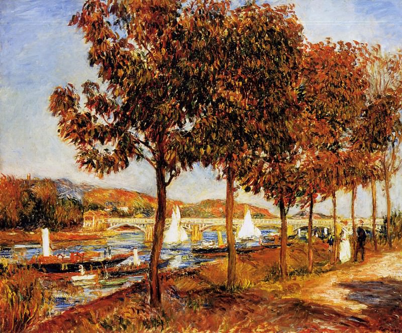 The Bridge at Argenteuil in Autumn, Pierre-Auguste Renoir