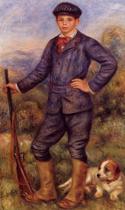 Жан Ренуар в образе охотника, Пьер Огюст Ренуар