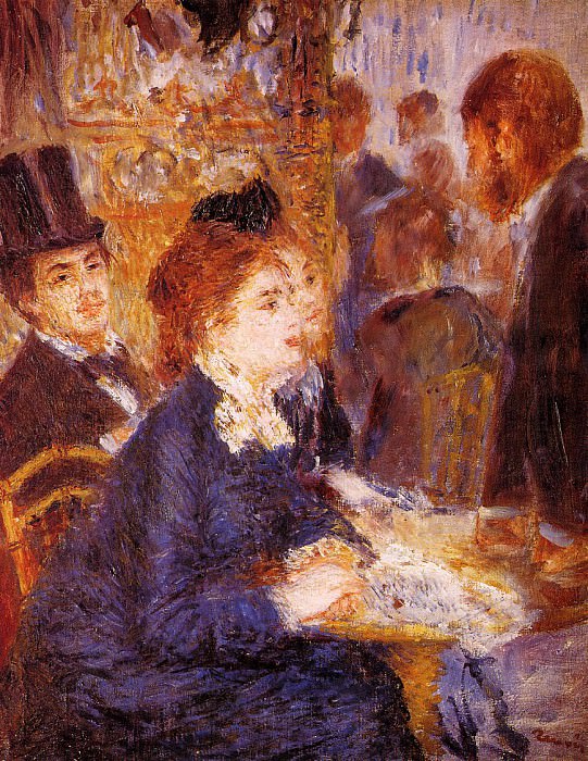 At the Cafe, Pierre-Auguste Renoir