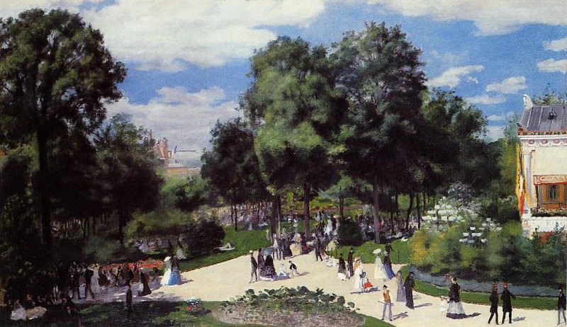 The Champs-Elysees during the Paris Fair of, Pierre-Auguste Renoir