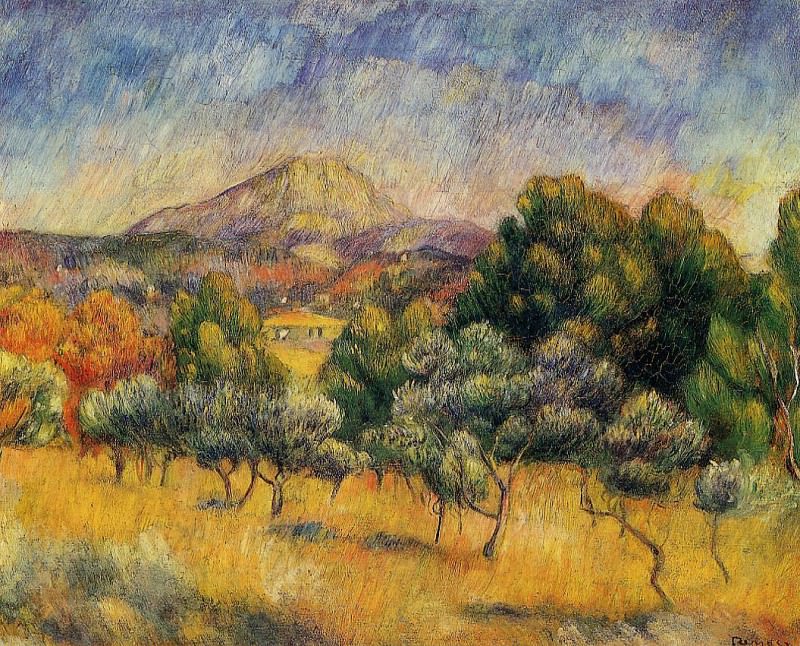 Mount Sainte-Victoire, Pierre-Auguste Renoir