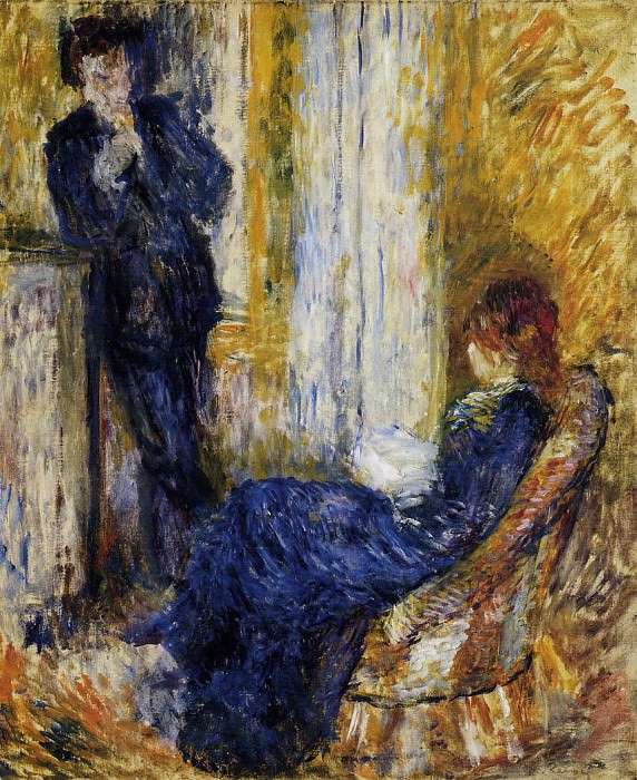 By the Fireside, Pierre-Auguste Renoir