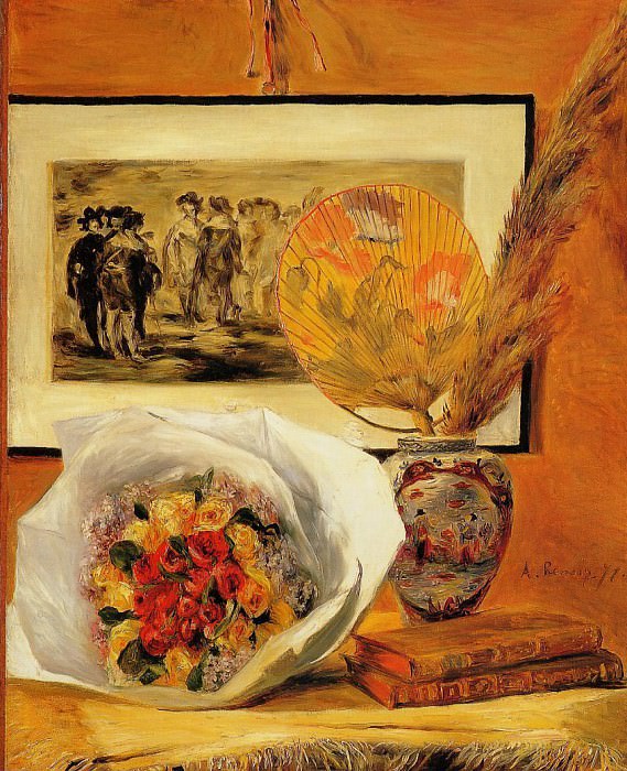 Still Life with Bouquet, Pierre-Auguste Renoir