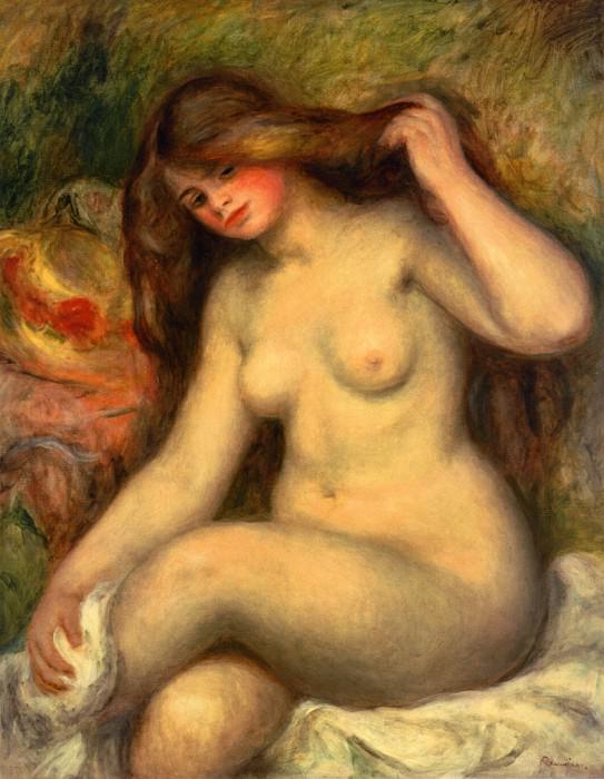Large Bather with Crossed Legs, Pierre-Auguste Renoir