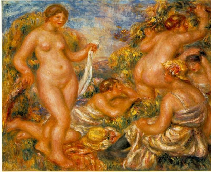 Bathers, Pierre-Auguste Renoir