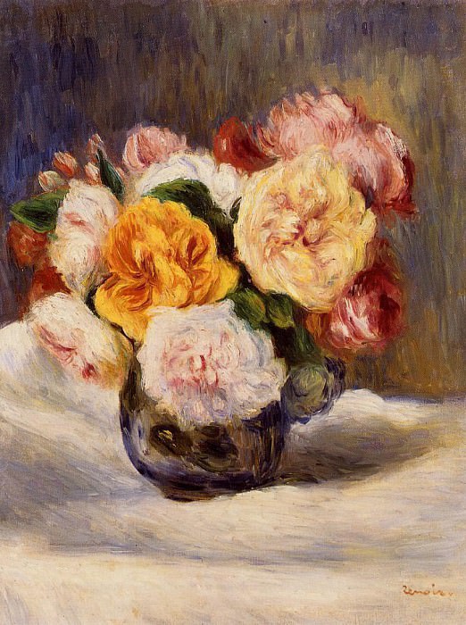 Bouquet of Roses, Pierre-Auguste Renoir