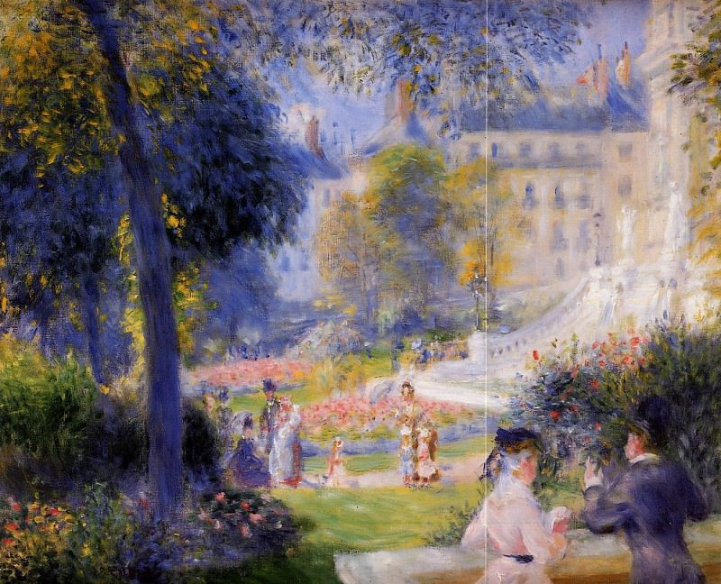 Place de la Trinite, Pierre-Auguste Renoir