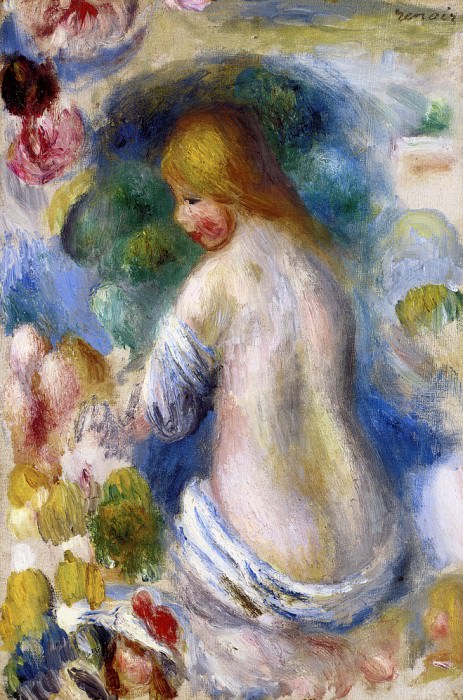 Womans Nude Torso, Pierre-Auguste Renoir