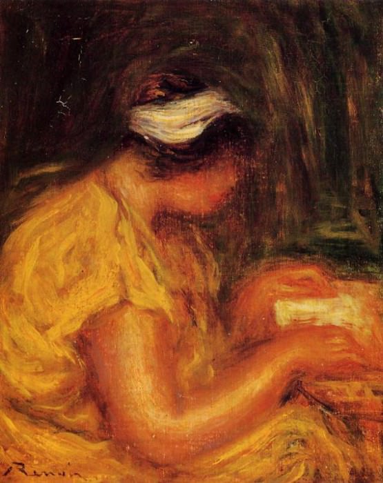 Young Woman Reading, Pierre-Auguste Renoir
