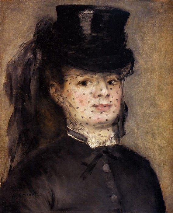 Madame Darras as an Horsewoman, Pierre-Auguste Renoir
