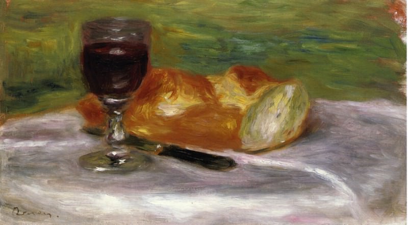 Glass of Wine, Pierre-Auguste Renoir