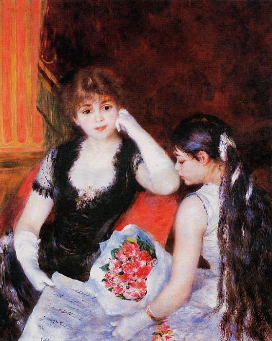 At the Concert , Pierre-Auguste Renoir