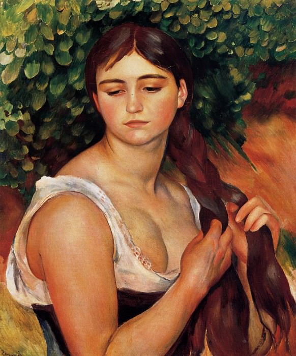 The Braid – 1884, Pierre-Auguste Renoir