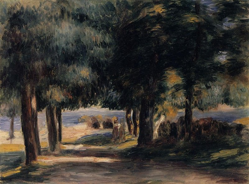 Pine Wood on the Cote dAzur, Pierre-Auguste Renoir