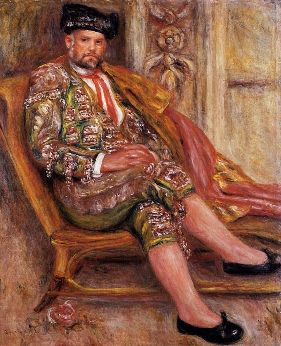 Ambroise Vollard Dressed as a Toreador, Pierre-Auguste Renoir
