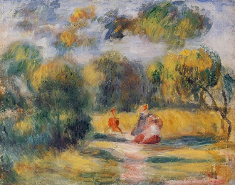 Figures in a Landscape, Pierre-Auguste Renoir