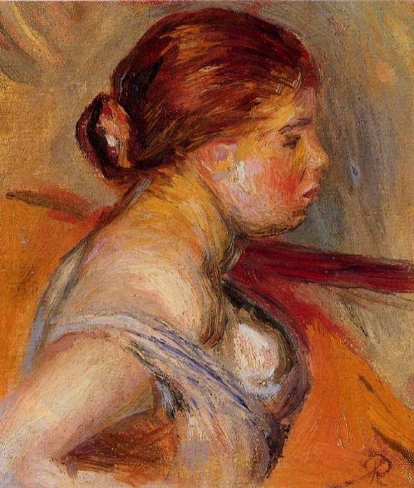 Head of a Young Girl, Pierre-Auguste Renoir