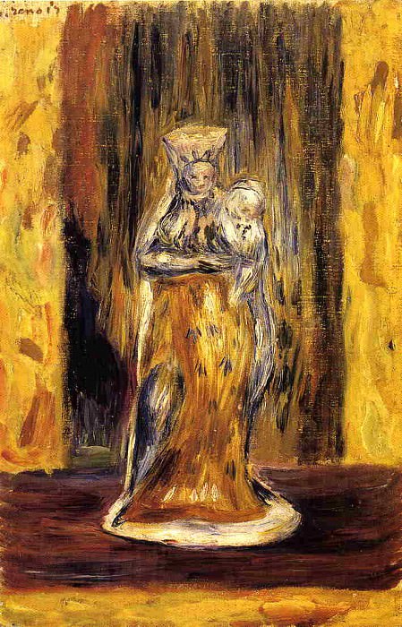 Фаянсовая Богородица с Младенцем, Пьер Огюст Ренуар