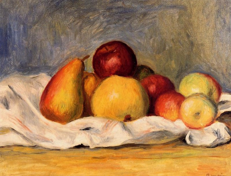 Pears and Apples, Pierre-Auguste Renoir