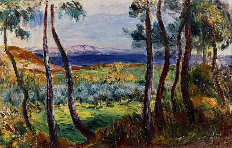 Pines in the Vicinity of Cagnes, Pierre-Auguste Renoir