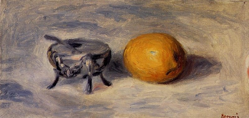 Sugar Bowl and Lemon, Pierre-Auguste Renoir