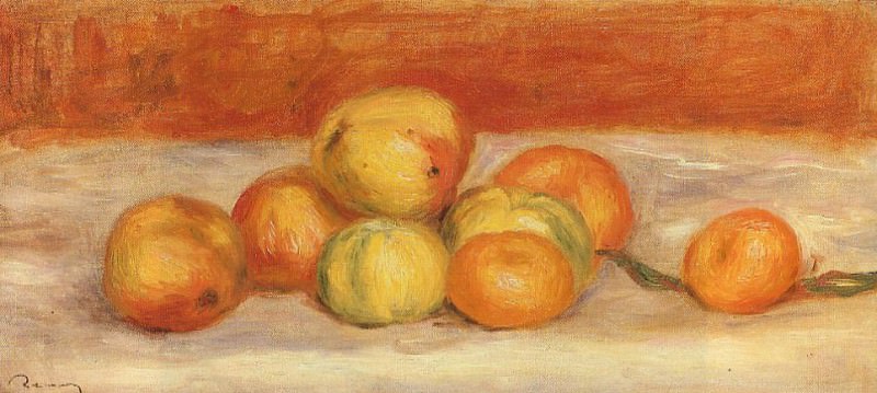 Apples and Manderines, Pierre-Auguste Renoir