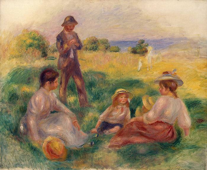 Party in the Country at Berneval, Pierre-Auguste Renoir