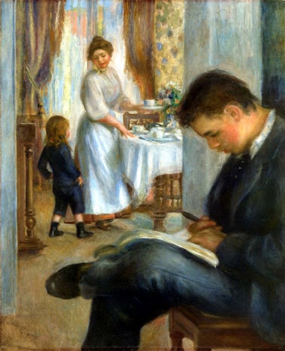 Breakfast at Berneval, Pierre-Auguste Renoir