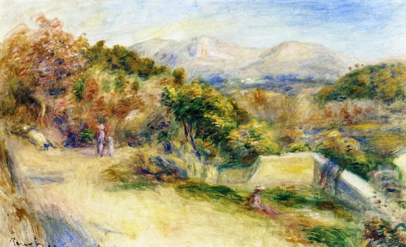 The View from Collettes, Cagnes – 1910, Pierre-Auguste Renoir